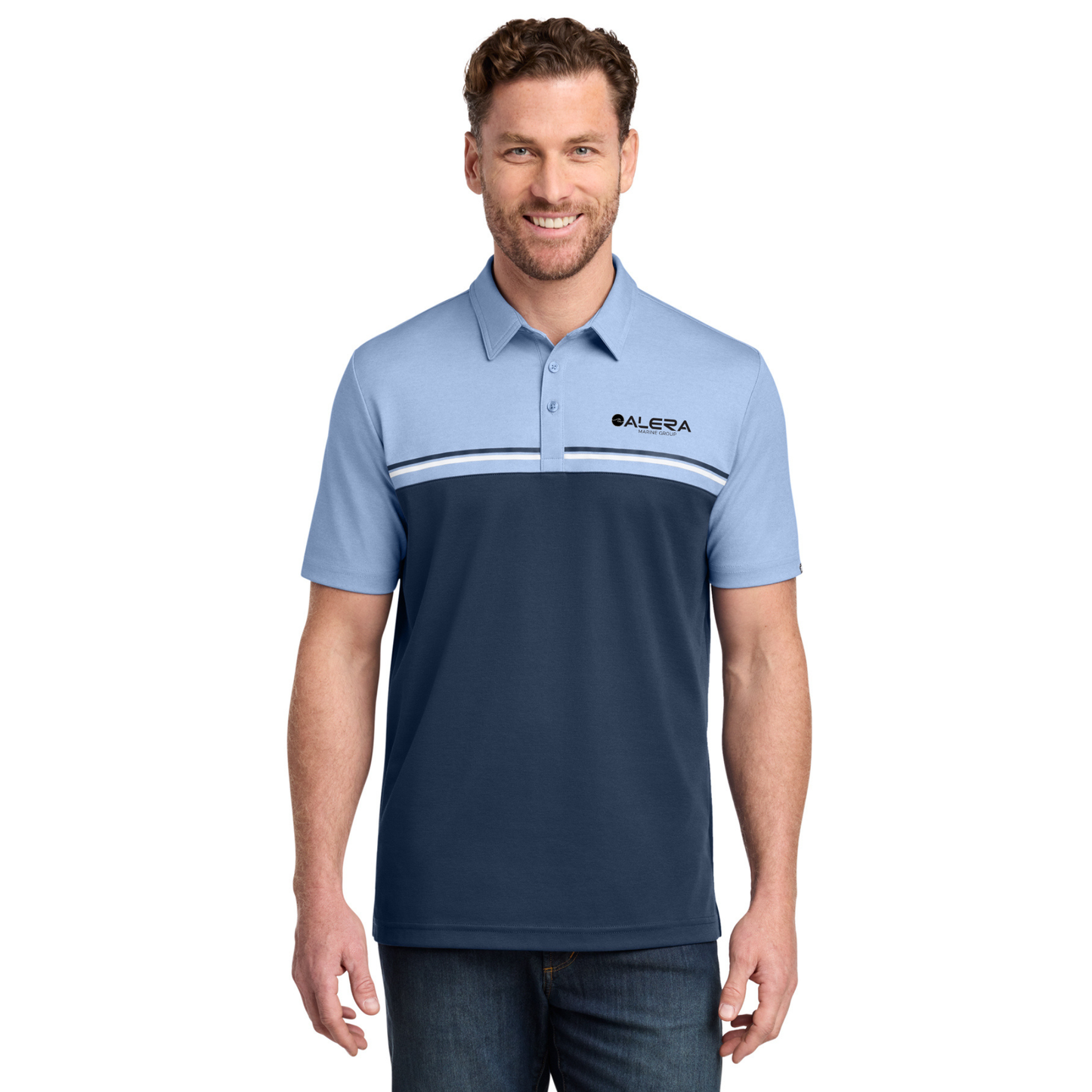 TravisMathew Sunset Blocked Polo