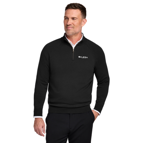 Brooks Brothers® Cotton Stretch 1/4-Zip Sweater
