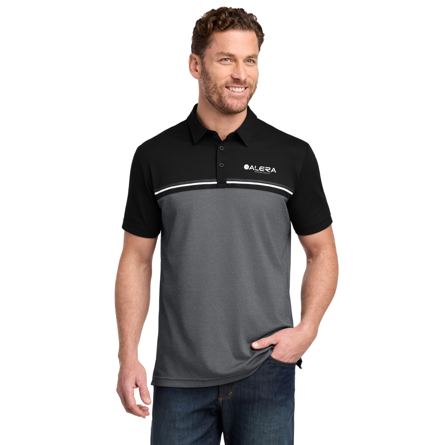TravisMathew Sunset Blocked Polo