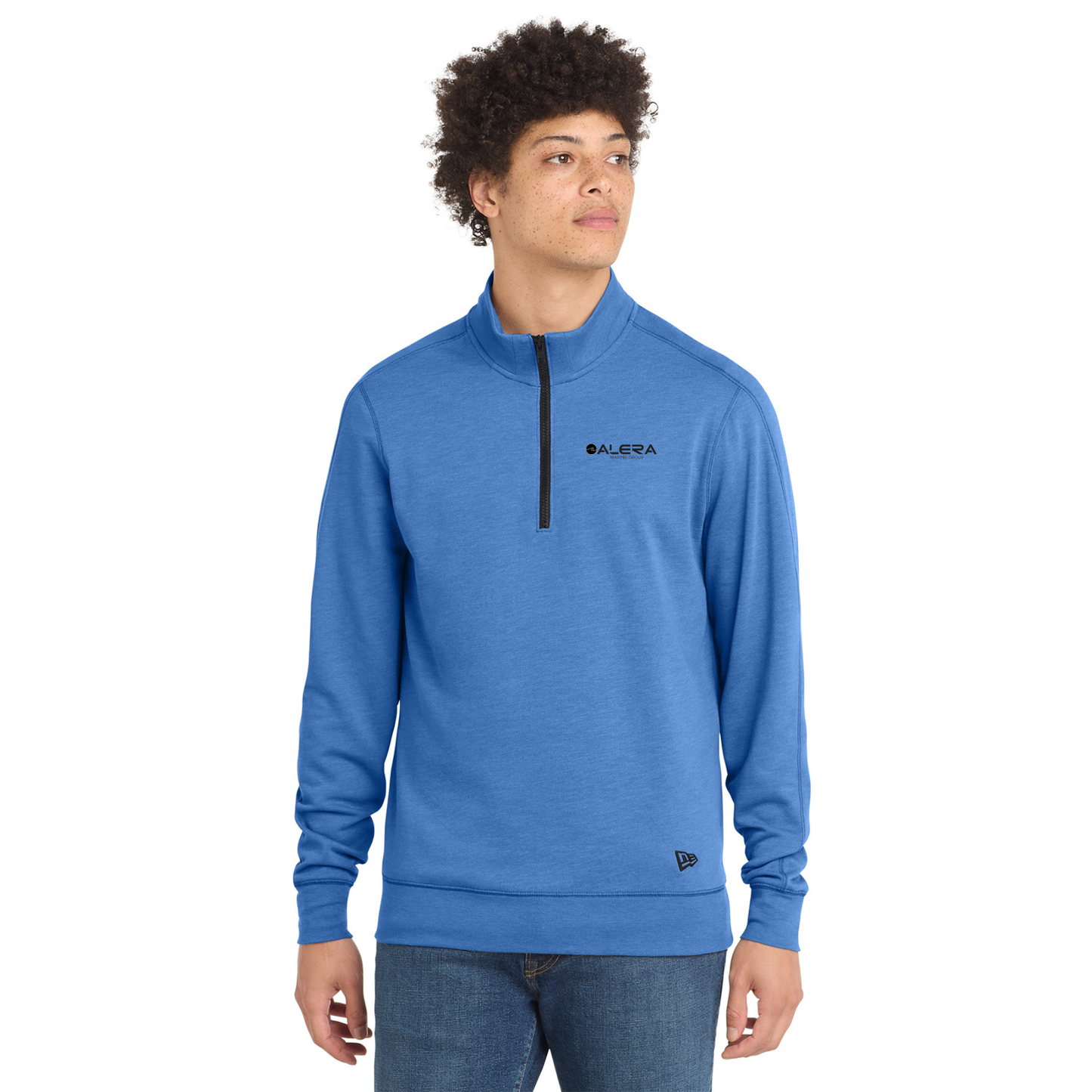 New Era® Tri-Blend Fleece 1/4-Zip Pullover