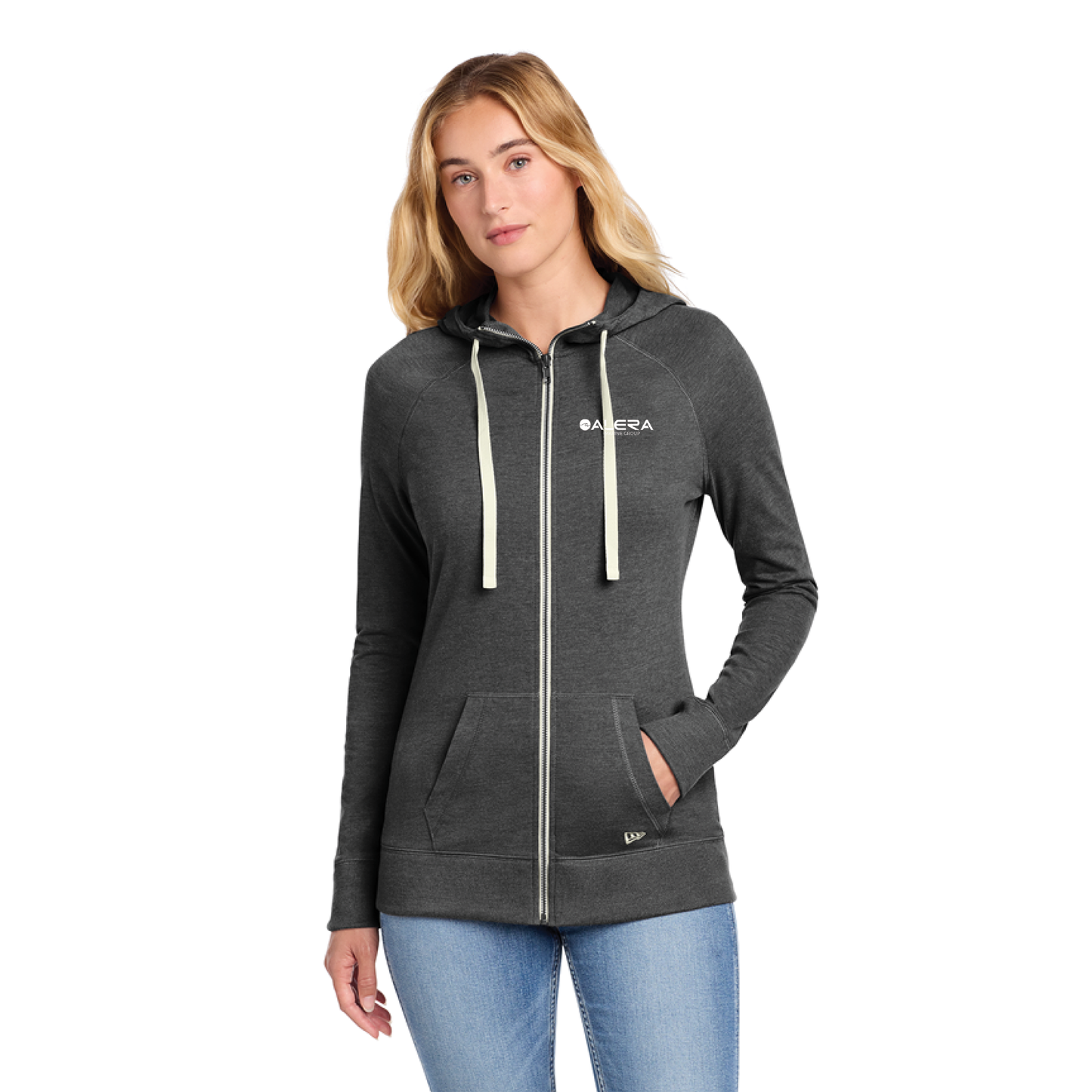 New Era® Women's Sueded Cotton Blend Full-Zip Hoodie
