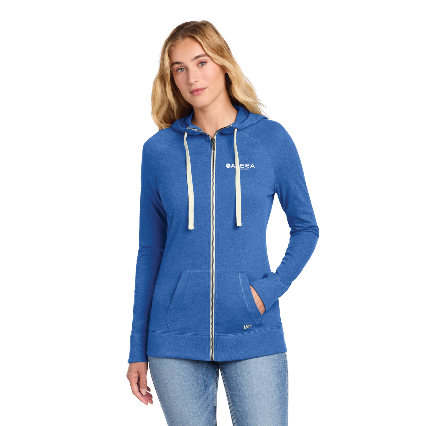 New Era® Women's Sueded Cotton Blend Full-Zip Hoodie