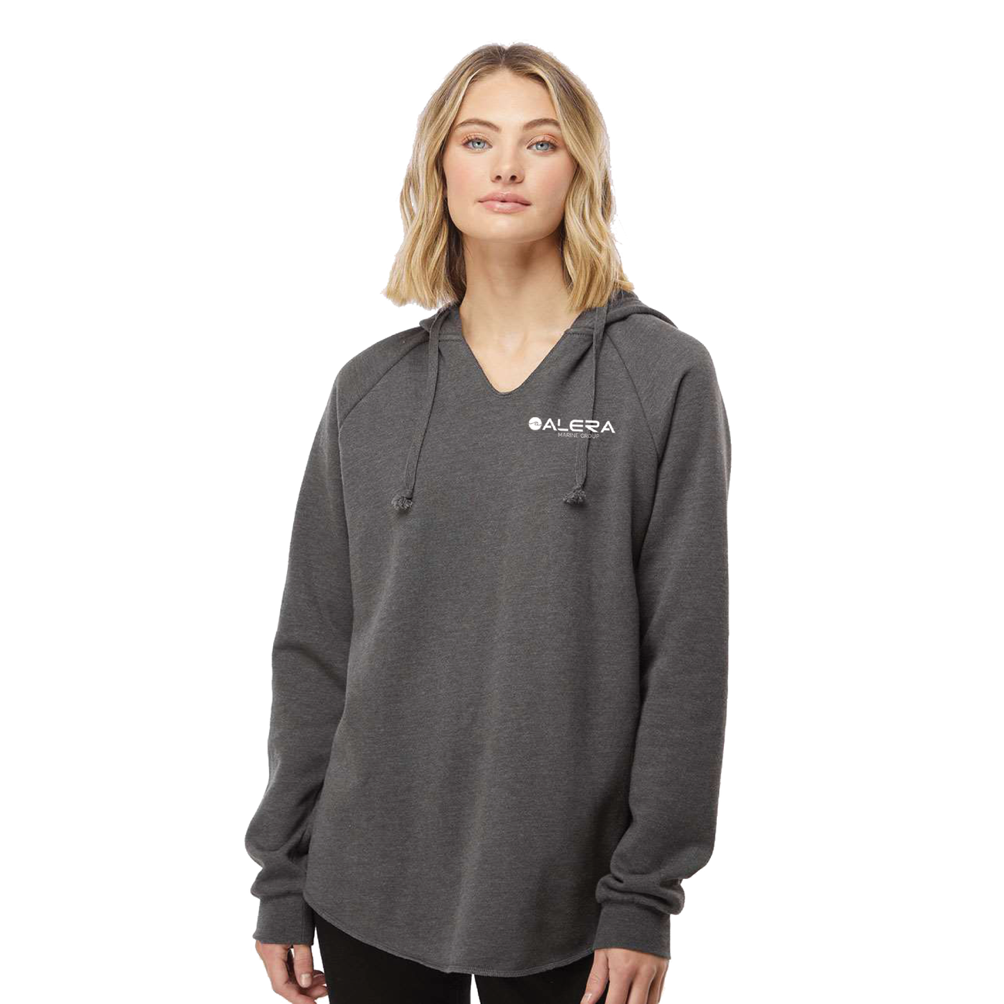 Independent Trading Co. Women’s Lightweight California Wave Wash Hooded Sweatshirt