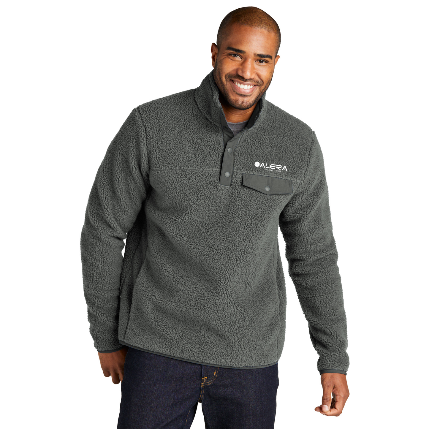 Port Authority® Camp Fleece Snap Pullover
